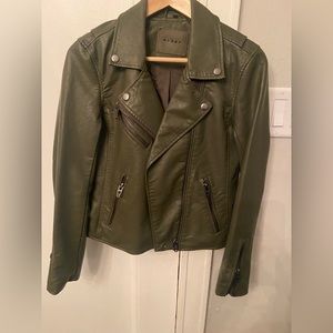 Anthropologie vegan leather jacket. Size small, worn once.